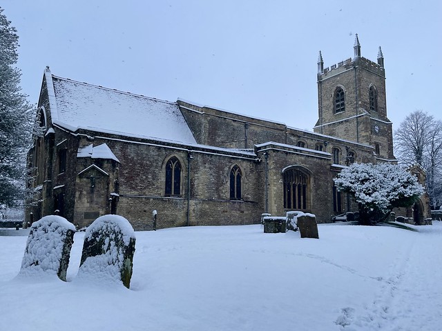 St Edburg’s church, Bicester, Oxfordshire, January 2021
