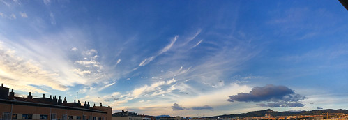 cirrus clouds sky sunset uncinus cirrusuncinus motserrat skyline panoramic
