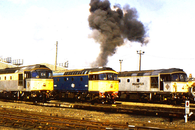 33208, 33012 & 33109 Eastleigh Depot 30.03.1997