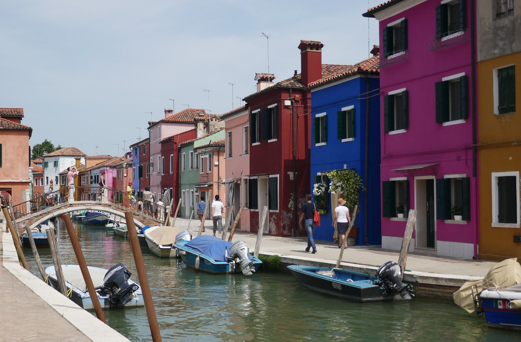 Les couleurs vénitiennes, Burano, lagune de Venise, Vénétie, Italie.