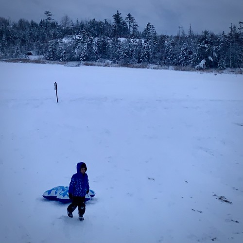 The sledding hill