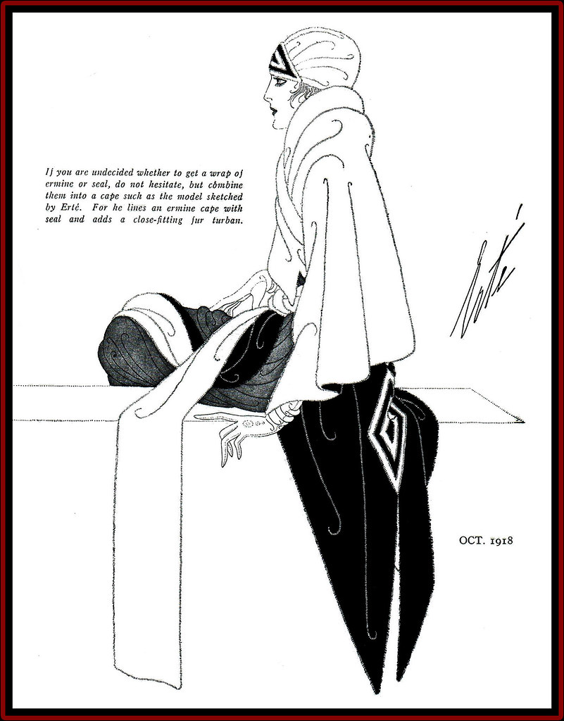 Erté - fashion 1918
