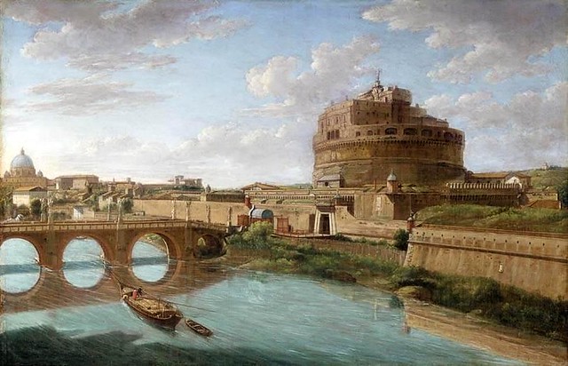 Hendrik Frans van Lint, Rom, Tiber und Engelsburg - Tiber and Castel Sant'Angelo