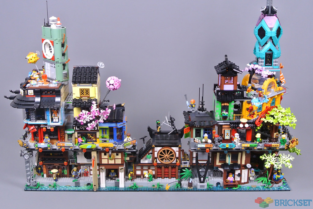 Hospital på affjedring LEGO 71741 NINJAGO City Gardens (3) review | Brickset