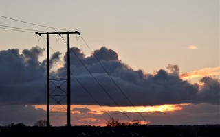 Double Pole Sunset - Chevington
