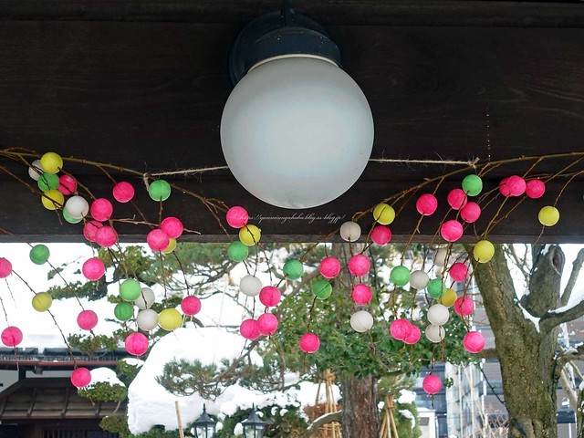 正月飾り　団子の木