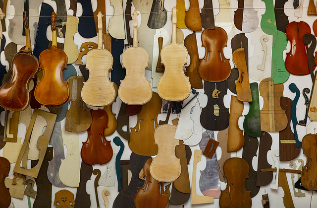 Violins mosaic