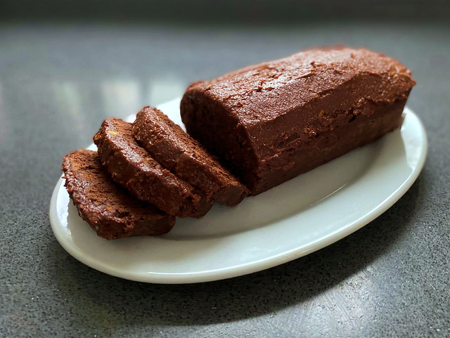Chocolate Yogurt Loaf With Chocolate Peanut Butter Frosting!