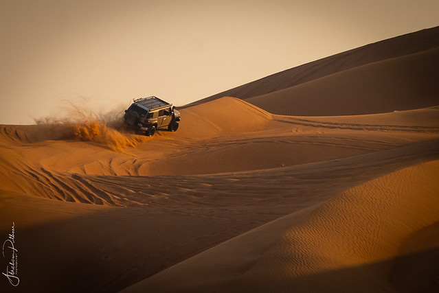 Sand dune bashing