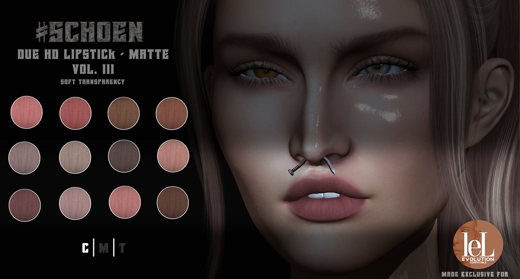 #SCHOEN - HD Due Lipstick Matte - Vol. III