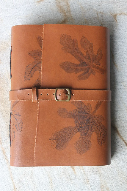 LARGE BROWN FIG BUCKLE JOURNAL