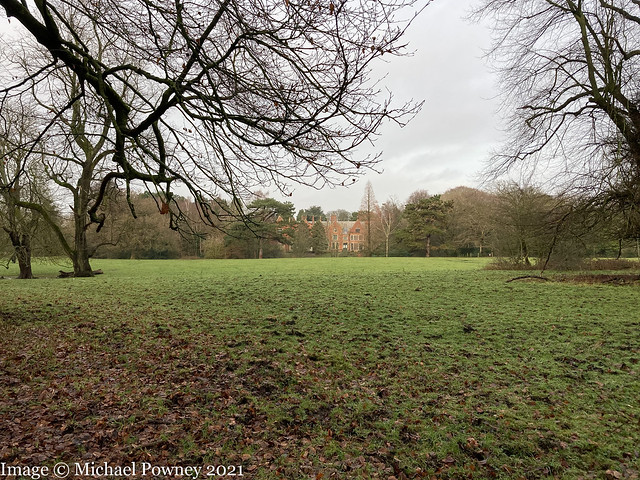 Abney Hall as viewed from one of the Park's pathways