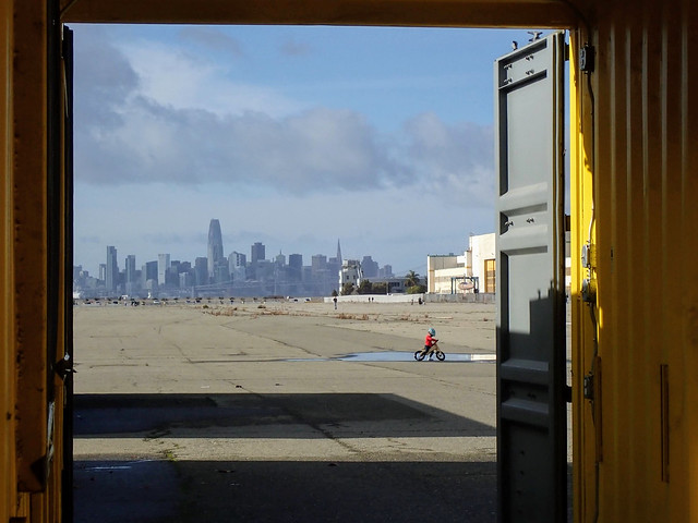 San Francisco as seen from the old Alameda Naval Air Station Runways
