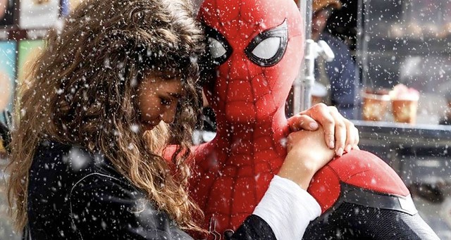 Set Penggambaran Filem Spider-Man 3 Menunjukkan Suasana Di Hari Natal