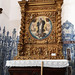 capilla con pintura de la Virgen Inmaculada interior Iglesia de la Misericordia Tavira Algarve Portugal