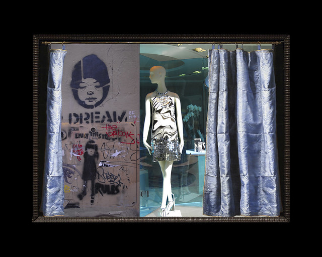Dream or Reality, 2007, with Frans van Mieris's Blue Curtain, 2021