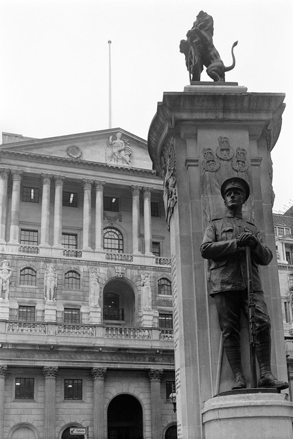 War Memorial, Bank of England, City, 1989 89-3d-64