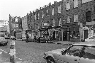 Shops, John Ruskin St, Camberwell, Southwark, 1989 89-3d-62