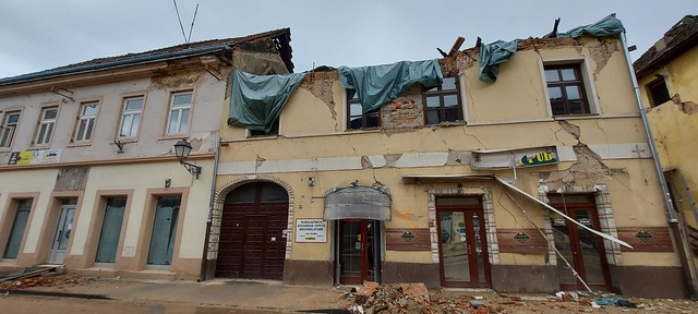 petrinja, one month after 6.4 earthquake