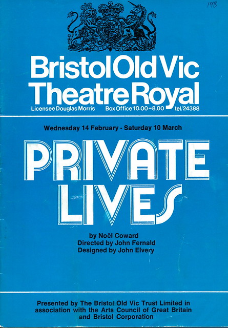 Bristol Old Vic Programme, February/March 1973