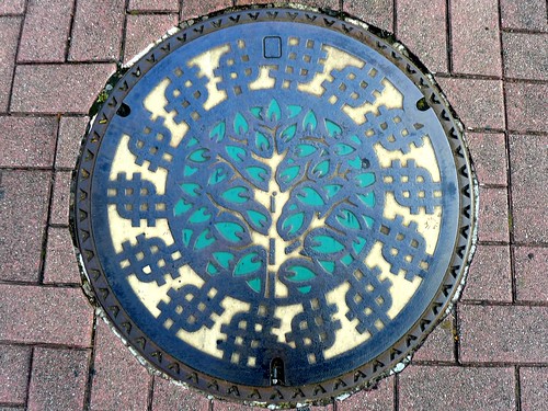 Tanashi Tokyo, manhole cover 2 （東京都田無市のマンホール２）