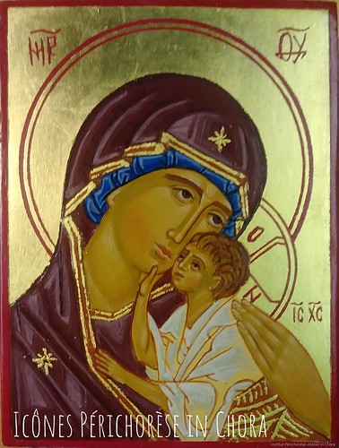 2020  Icône de la Mère de Dieu de Yaroslav - Main de Anne-Marie Naumiak | by Périchorèse-iconographie