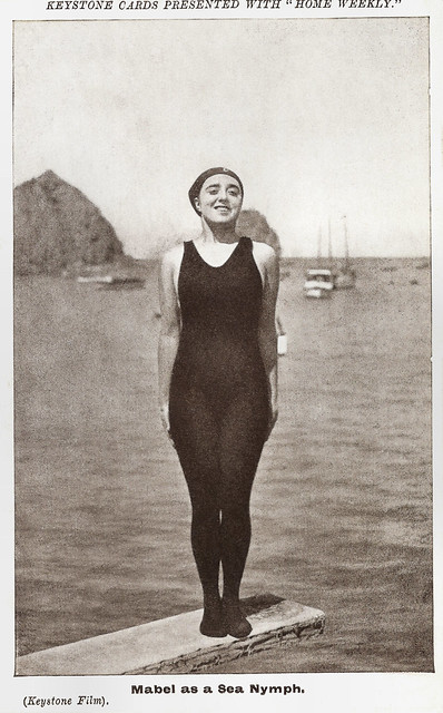 Mabel Normand in The Sea Nymphs (1914)