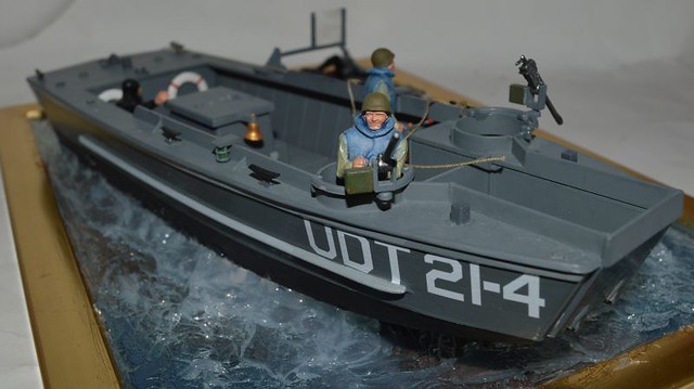 U.D.T. Boat with Frogmen - Ready for Inspection - Maritime 