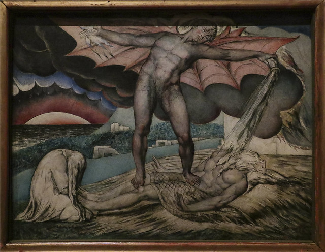 Satan Smiting Job with Sore Boils, c.1826, William Blake