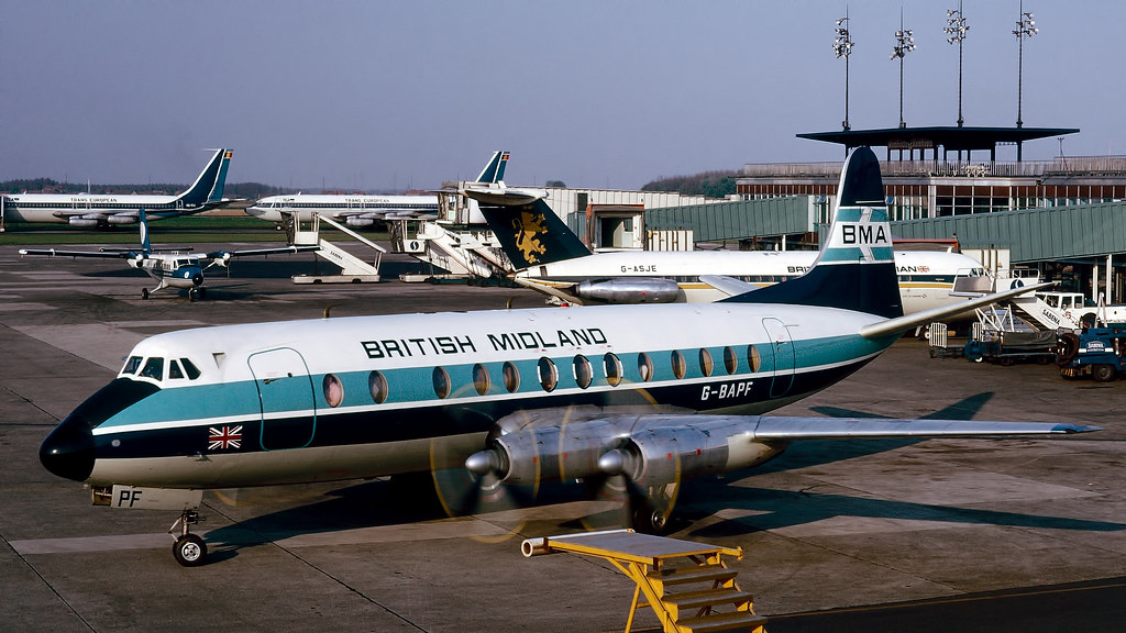 Viscount G-BAPF BRU 1975 PJ DIA1