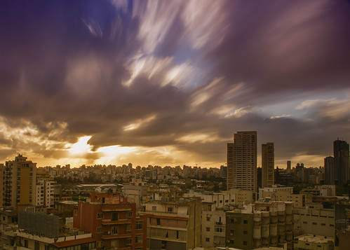 sunset city cityscape clouds ciel couchédusoleil beirouth beirut cloudysky lebanon wearelebanon badweather longexposure hdr hdrlandscape highdynamicrange libano liban sky