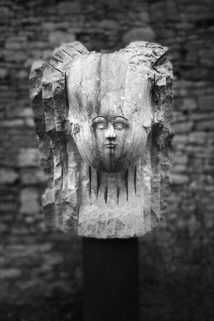 Skulptur - Großer Kopf / Sculpture - Big head