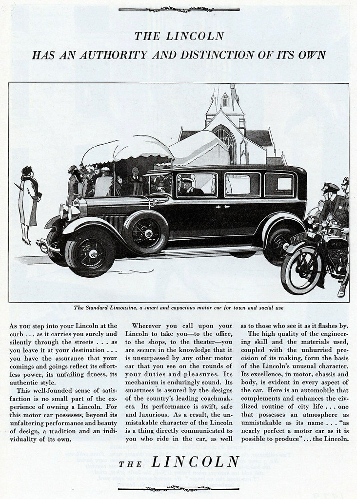 1929 Lincoln Standard Limousine