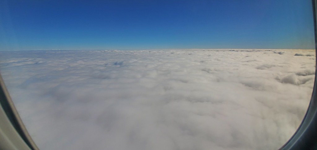 Clouds from a plane