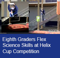 Eighth Graders Flex Science Skills at Helix Cup Competition