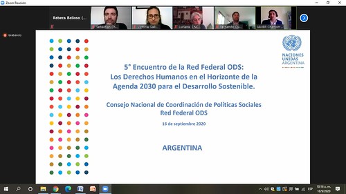 5to Foro Virtual de la Red Federal de Objetivos de Desarrollo Sostenible