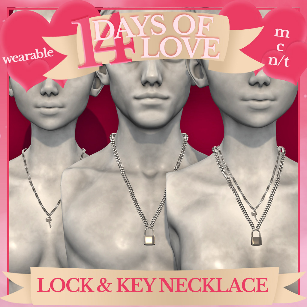 MadPea Valentine's Calendar Day 2: Lock & Key Necklace