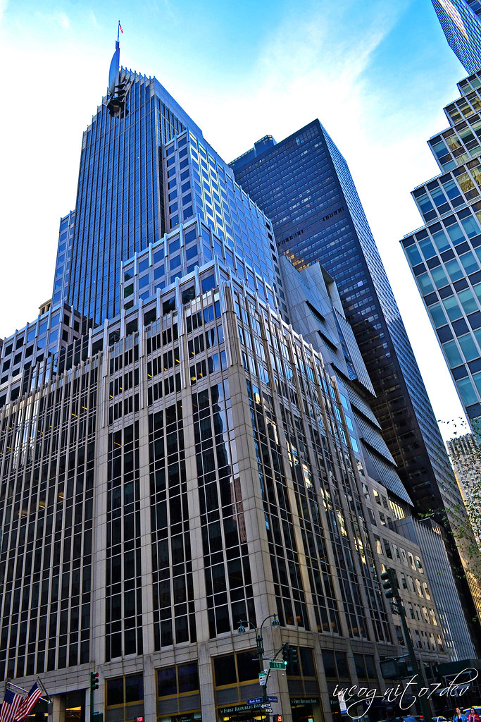 Park Avenue E51st St Office Buildings & Skyscrapers Midtown Manhattan New York City NY P00791 DSC_0655