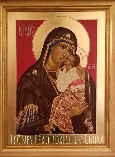 2016 Icône de la Mère de Dieu de Yaroslav - Main de Nylda Aktouf | by Périchorèse-iconographie