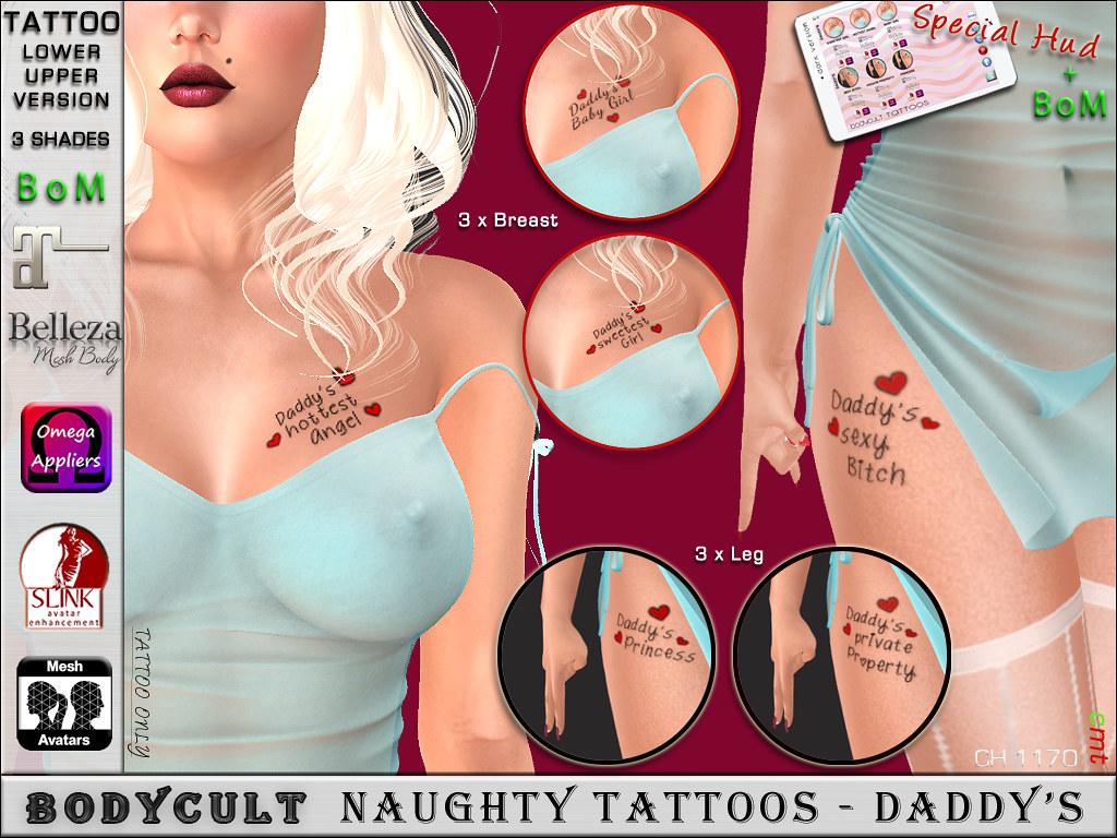 BodyCult Tattoo 6* Naughty Daddys Bundle CHL1170