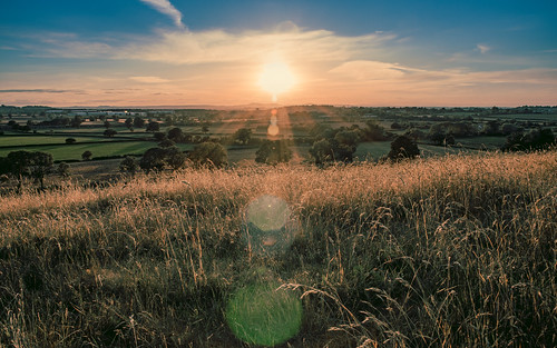 summer sunset worcestershire canon80d sigma1750mmf28 landscape flare