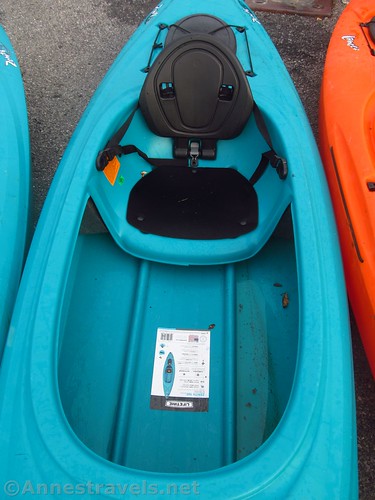 Cockpit of the Lifetime Zenith kayak
