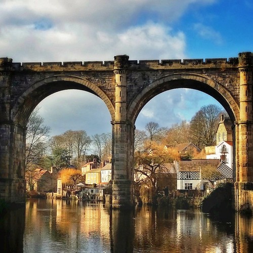 waterscape water river bridge architecture engineering victorian landscape trees sky mobilephotography snapseed picsart knaresborough