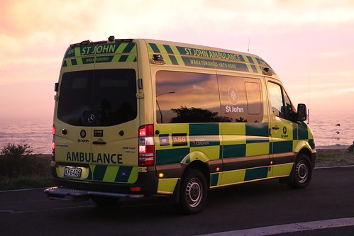 mercedes mercedesbenz sprinter 319cdi ambulance stjohn timaru southcanterbury southisland newzealand sunrise actionmotorbodies