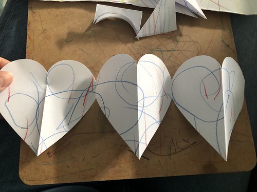 String of hearts bunting DIY
