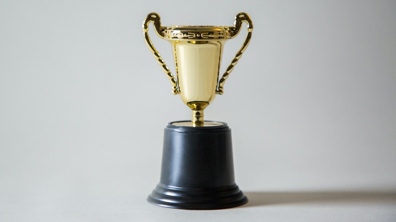 A gold cup