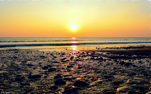 robindemel pembrokeshire southwales sunset sea beach