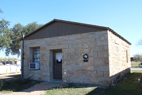 Old Dog Town Jail (Tilden, Texas) Historic 1880 Dog Town Jail in Tilden, Texas.  The town was originally called &amp;quot;Dog Town&amp;quot; because ranchers used dogs to round up cattle.   The building was designated as a Recorded Texas Historic Landmark in 1966.