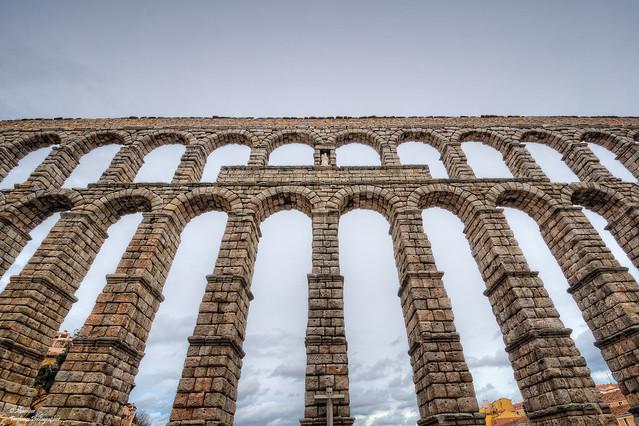 The Roman aqueduct of Segovia