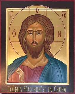 2018 Icône du Christ Sauveur - Main de Carla Berbari | by Périchorèse-iconographie